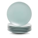 10 Strawberry Street 10 1/2" Round Wazee Matte Dinner Plate - Stoneware, Mineral Blue (WM-1-MINBLU-6) thumbnail 2
