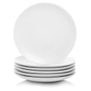 10 Strawberry Street 10 1/2" Round Wazee Matte Dinner Plate - Stoneware, White (WM-1-WHT-6) thumbnail 2