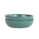 10 Strawberry Street 48 oz Round Wazee Matte Serving Bowl - Stoneware, Emerald Green (WM-6-EMGRN-2) thumbnail 2