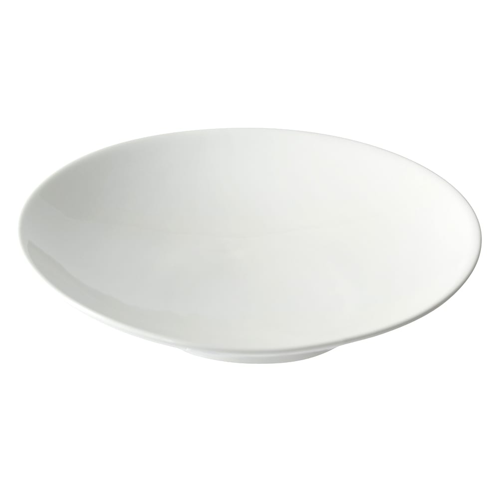 10 Strawberry Street 20 oz Round Slanted Bowl - Porcelain, White (WTR-10CPSLNTBWL)