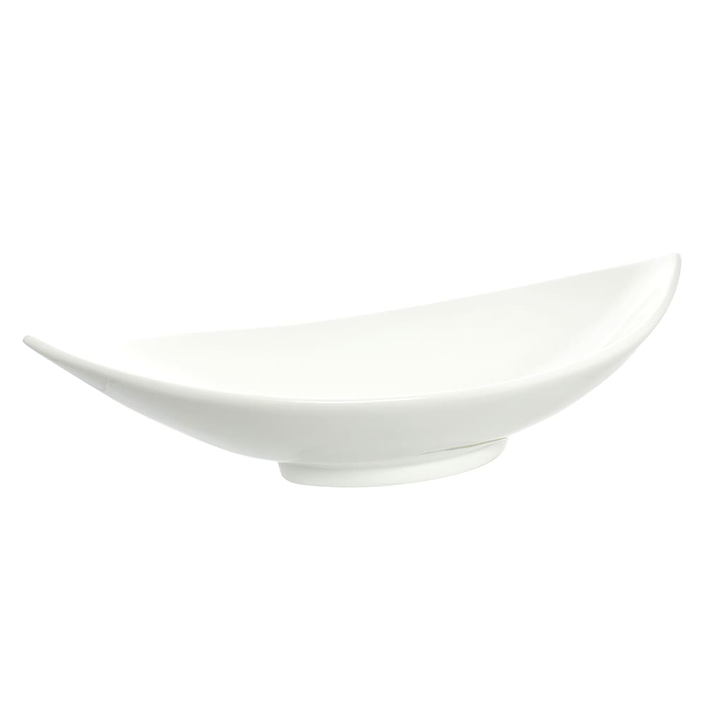 10 Strawberry Street 14 oz Oval Banana Bowl - Porcelain, White (WTR-12BANANABWL)