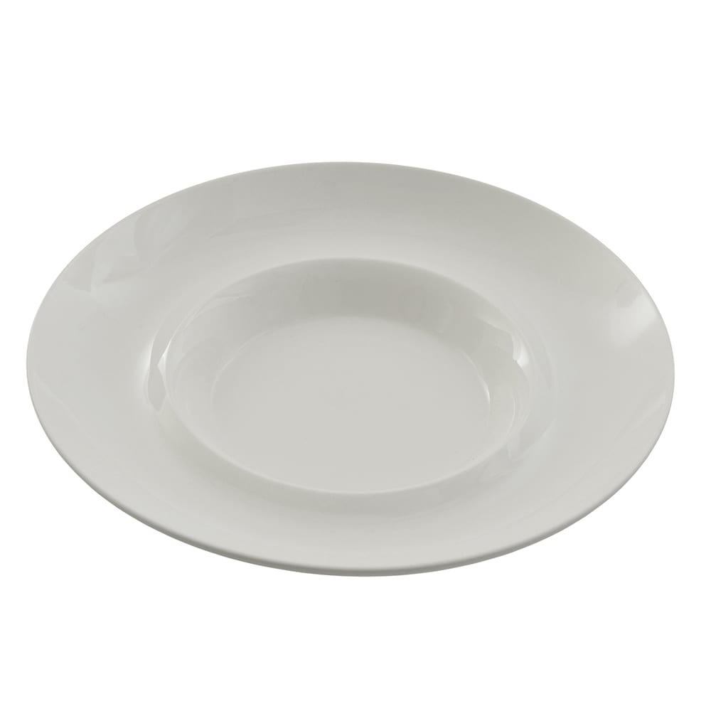 10 Strawberry Street 12 oz Round Whittier Rim Soup Bowl - Porcelain, White (WTR-12TAOBWL)