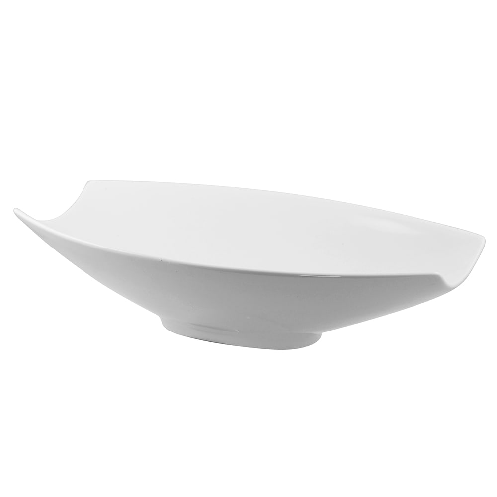 10 Strawberry Street 48 oz Rectangular Serving Bowl - Porcelain, White (WTR-14RECSAMBWL)