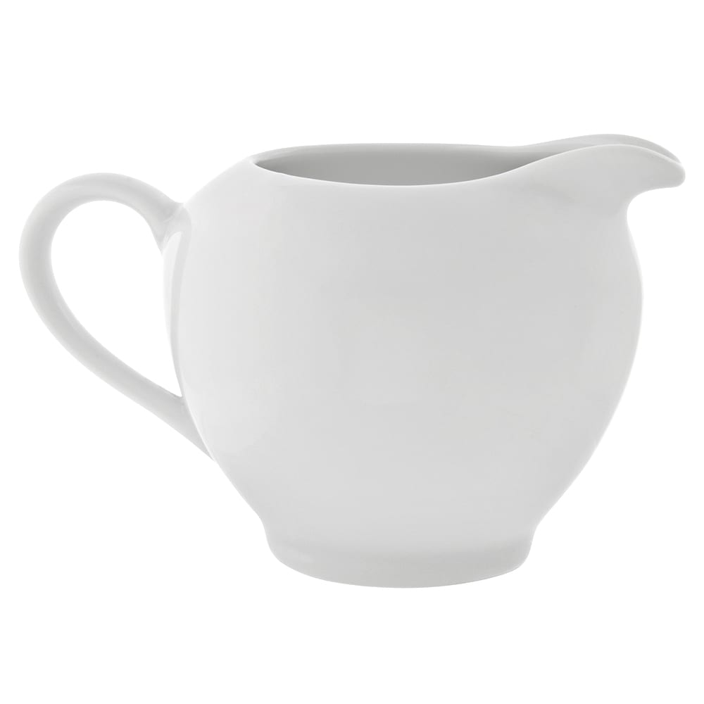 10 Strawberry Street 11 oz Whittier Creamer - Porcelain, White (WTR-16)