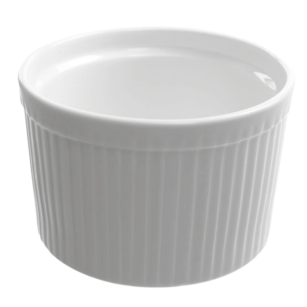 10 Strawberry Street 8 oz Ramekin - Porcelain, White (WTR-4SUF)