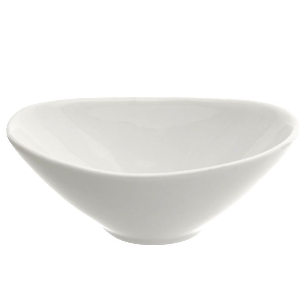 10 Strawberry Street 4 oz Oval Bowl - Porcelain, White (WTR-5DPOVLBWL)