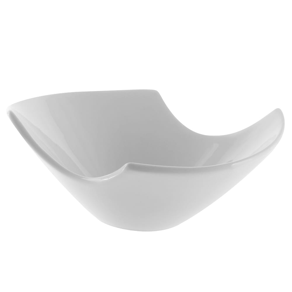 10 Strawberry Street 10 oz Rectangular Samurai Bowl - Porcelain, White (WTR-6SAMBWL)