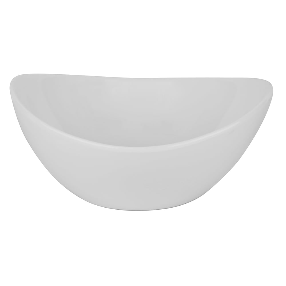 10 Strawberry Street 10 oz Oval Whittier Bowl - Porcelain, White (WTR-7CNTRBWL)