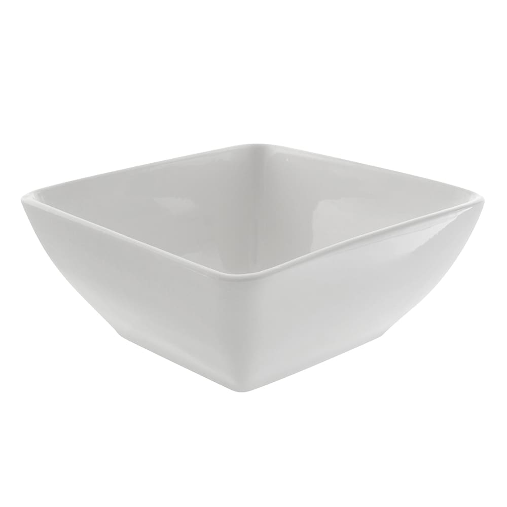 10 Strawberry Street 24 oz Square Bowl - Porcelain, White (WTR-7SQBWL)