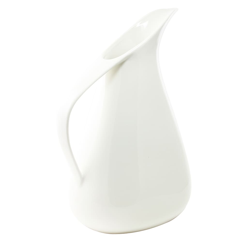 10 Strawberry Street 21 oz Whittier Creamer - Porcelain, White (WTR-8MILKJUG)