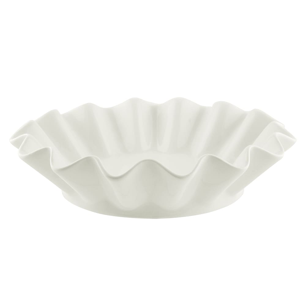 10 Strawberry Street 8 oz Round Whittier Bowl - Porcelain, White (WTR-8RFLBWL)