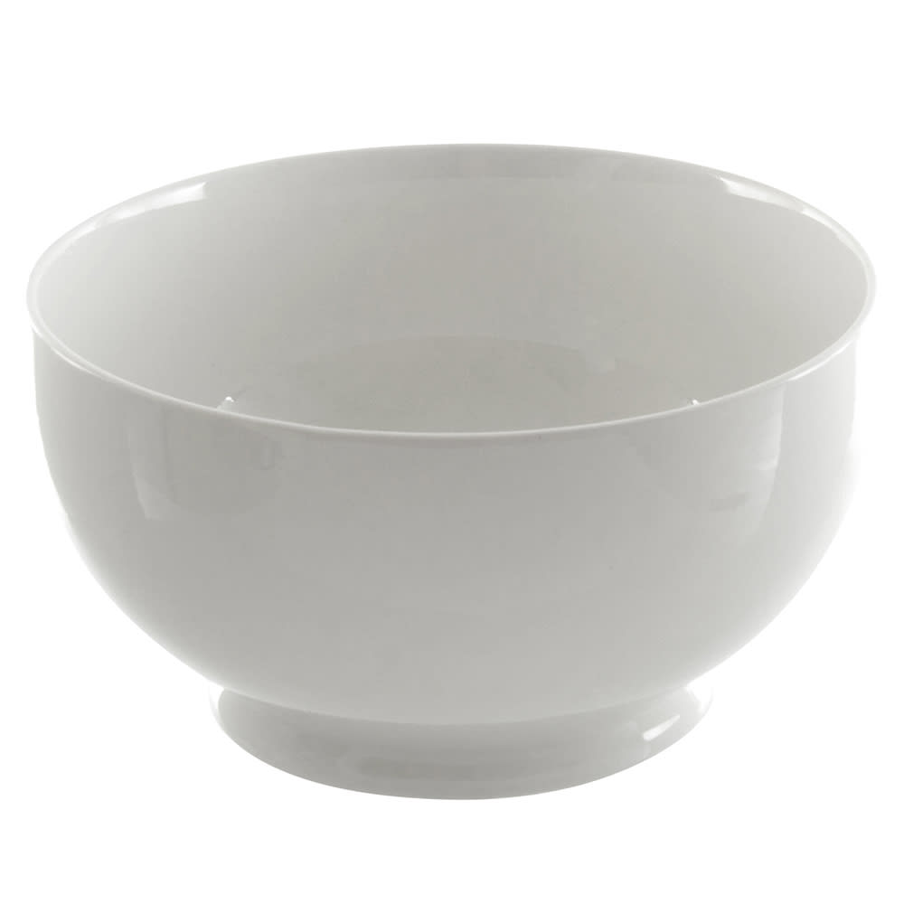 10 Strawberry Street 64 oz Round Bowl - Porcelain, White (WTR-9RDFTDBWL)