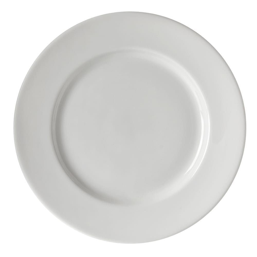 10 Strawberry Street 6" Round Z Ware White Bread & Butter Plate - Porcelain, White (ZW-5)