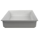 Bugambilia 2 1/2"D Half Size Food Pan - Resin Coated Aluminum, White (CIH1/2-WW) thumbnail 2
