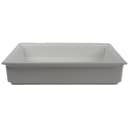 Bugambilia 2 1/2"D Half Size Food Pan - Resin Coated Aluminum, White (CIH1/2-WW) thumbnail 3