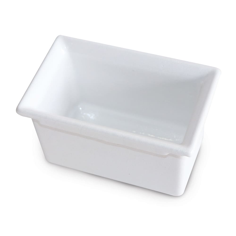 Bugambilia 4"D Ninth Size Food Pan - Resin Coated Aluminum, White (CIH1/9D-WW)