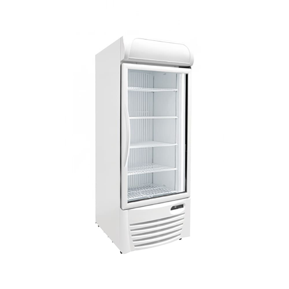 Excellence Industries 30" One Section Display Freezer w/ Swing Door - Bottom Mount Compressor, White, 115v (GDF-22)