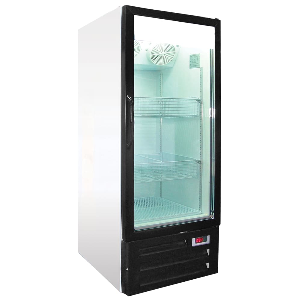 Excellence Industries 23 3/4" One Section Display Freezer w/ Swing Door - Bottom Mount Compressor, White, 115v (GDF-9M)
