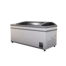 Excellence Industries 73 1/2" Stand Alone Ice Cream Island Merchandiser - White, 115v (HR-18) thumbnail 2