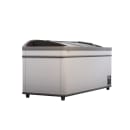 Excellence Industries 73 1/2" Stand Alone Ice Cream Island Merchandiser - White, 115v (HR-18) thumbnail 4