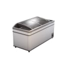 Excellence Industries 73 1/2" Stand Alone Ice Cream Island Merchandiser - White, 115v (HR-18) thumbnail 5