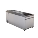 Excellence Industries 73 1/2" Stand Alone Ice Cream Island Merchandiser - White, 115v (HR-18) thumbnail 9