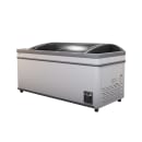 Excellence Industries 83" Stand Alone Ice Cream Island Merchandiser - White, 115v (HR-21) thumbnail 2