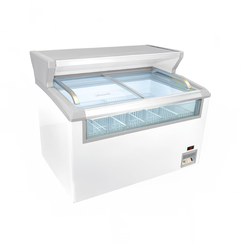 Excellence Industries 73 3/8" Stand Alone Ice Cream Freezer w/ 8 Basket Capacity, 115v (MCT-6HC)