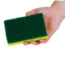 Clean Up Scrub Sponge - 6"L x 4"W, Green/Yellow (89992943) thumbnail 3