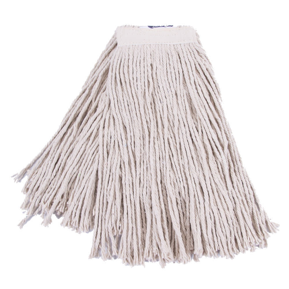 Clean Up 17 oz Mop Head - Cut End, 4 Ply Cotton, White (92213311)