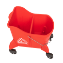 ACA Enterprises 35 qt Knuckle Buster® Dual Mop Bucket Combo - Down Press Wringer, Plastic, Yellow (92224983) thumbnail 7