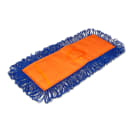 Clean Up 18" Pocket Dust Mop Head Only - Gray/Navy w/ Orange Canvas Back (MFDM18OR) thumbnail 3