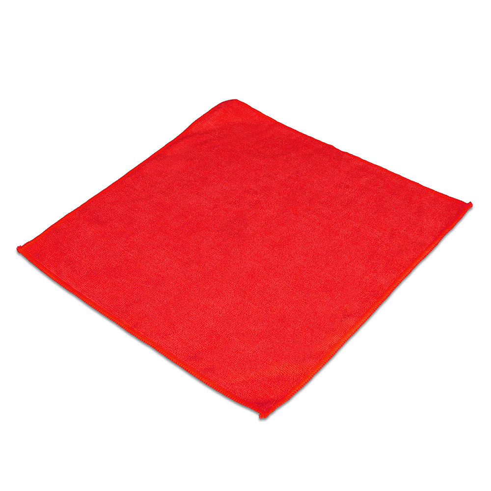 Clean Up 12" Square Multi-Purpose Towel - Microfiber, Red (MFMP12RD)