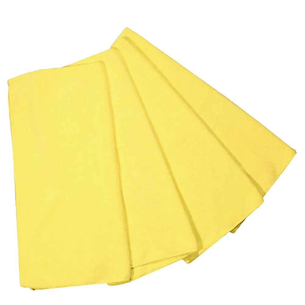 Clean Up 12" Square Multi-Purpose Towel - Microfiber, Yellow (MFMP12YL)