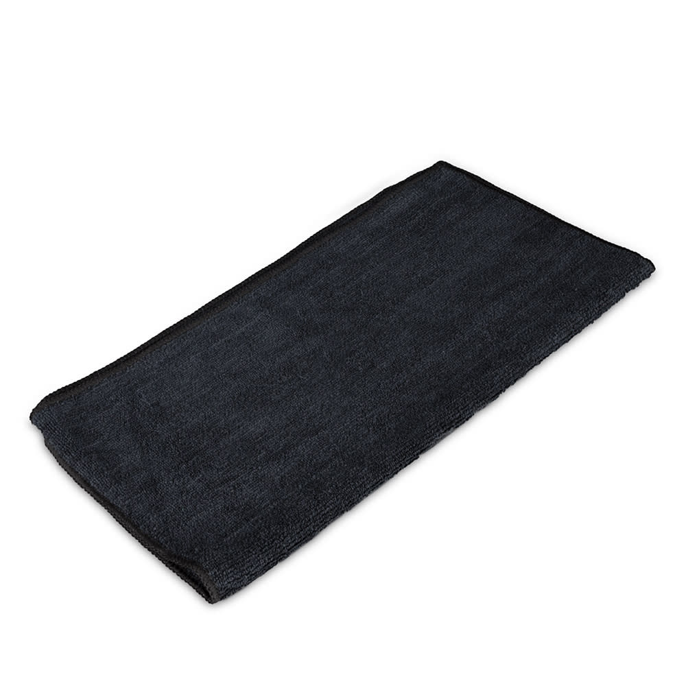 Clean Up 16" Square Multi-Purpose Towel - Microfiber, Black (MFMP16BK)