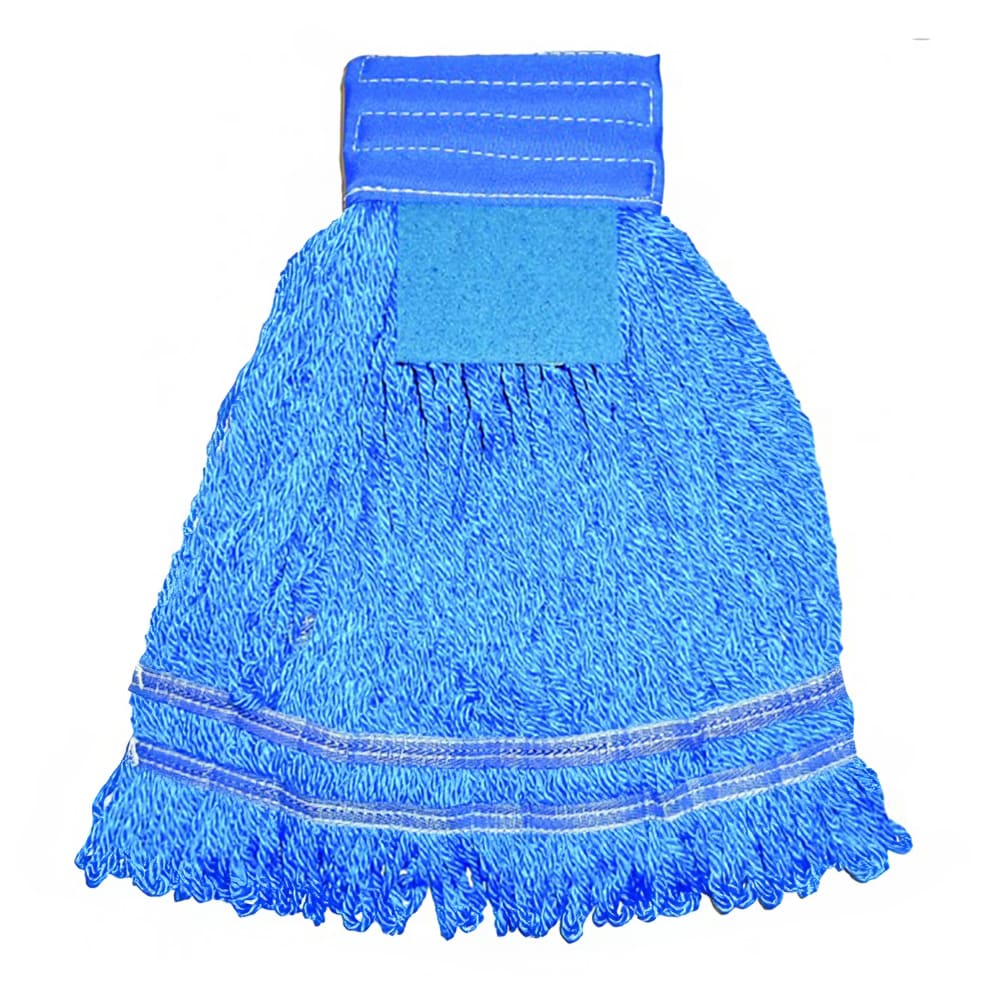Clean Up 18 oz String Mop - Looped End, Yarn, Blue (MFSTM18BL)