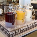 Front of the House 5" Drinkwise® Pitcher Base - Plastic, White (API005CLT22) thumbnail 3