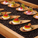 Front of the House Oval Sampler™ Plate - 4" x 1 1/2", Bamboo (ASA008BBB24) thumbnail 2