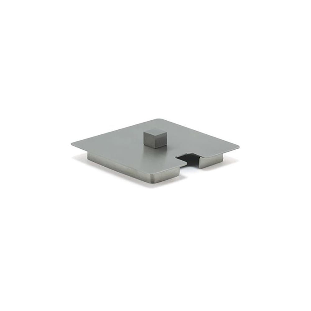 Front of the House 2 3/4" Square Lid - Notched, Stainless Steel (ASA022BSS23)