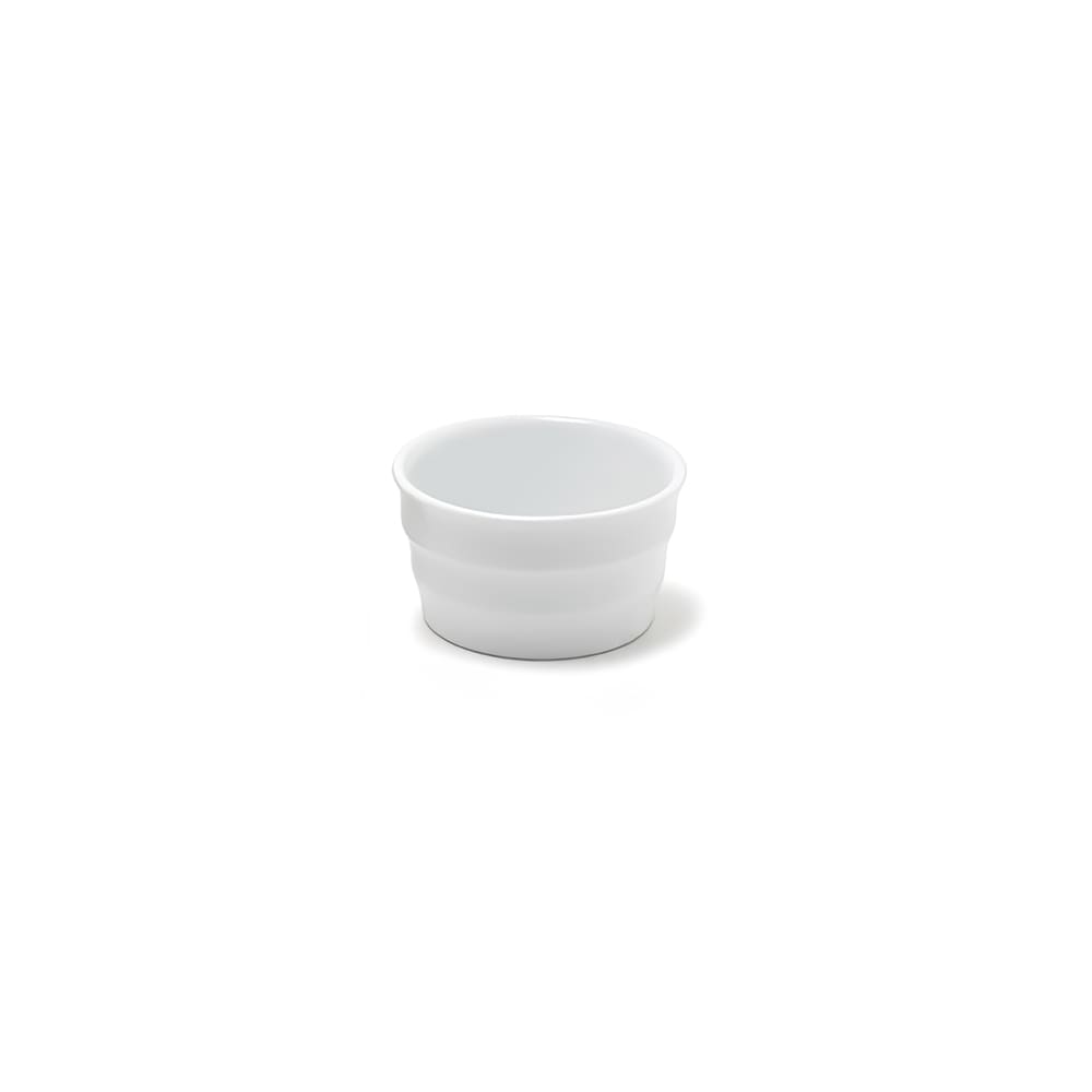 Front of the House 3 oz Round Ramekin - Porcelain, White (ASC007WHP23)