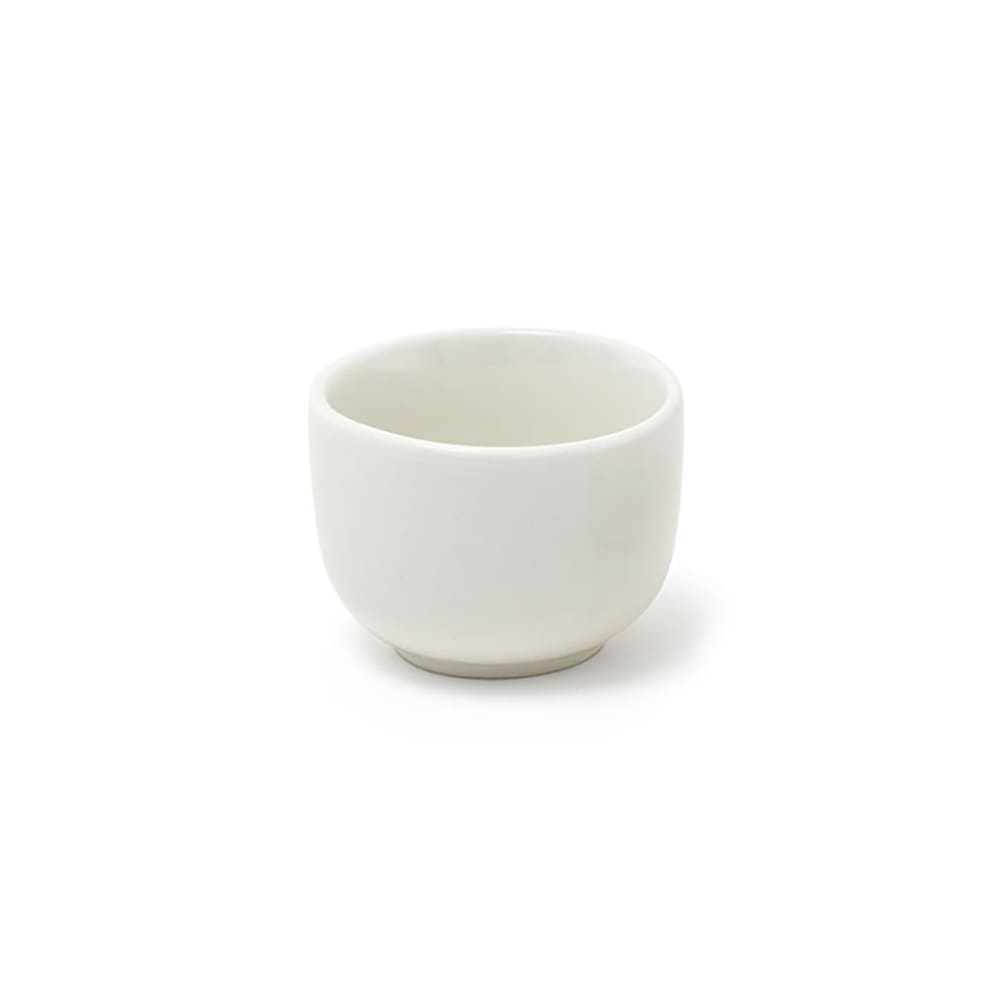 Front of the House 2 oz Round Catalyst Ramekin - Porcelain, White (ASC009BEP23)