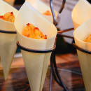 Front of the House 7" Servewise™ Disposable Wooden Serving Cone (ASC022NAW28) thumbnail 2