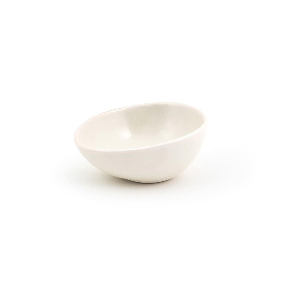 Front of the House 1 1/2 oz Kiln® Ramekin - Porcelain, Vanilla Bean (ASC023BEP23)