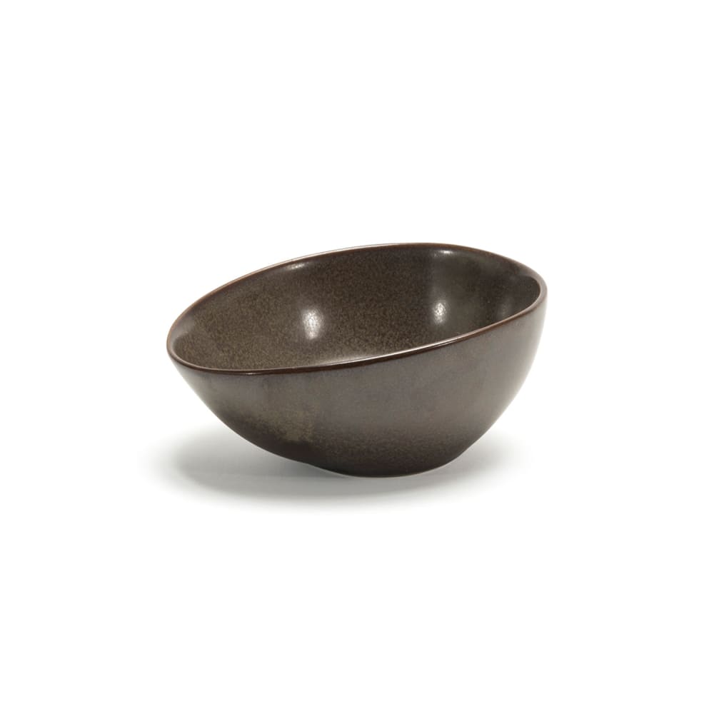 Front of the House 4 oz Kiln® Ramekin - Porcelain, Mocha (ASC024ESP23)