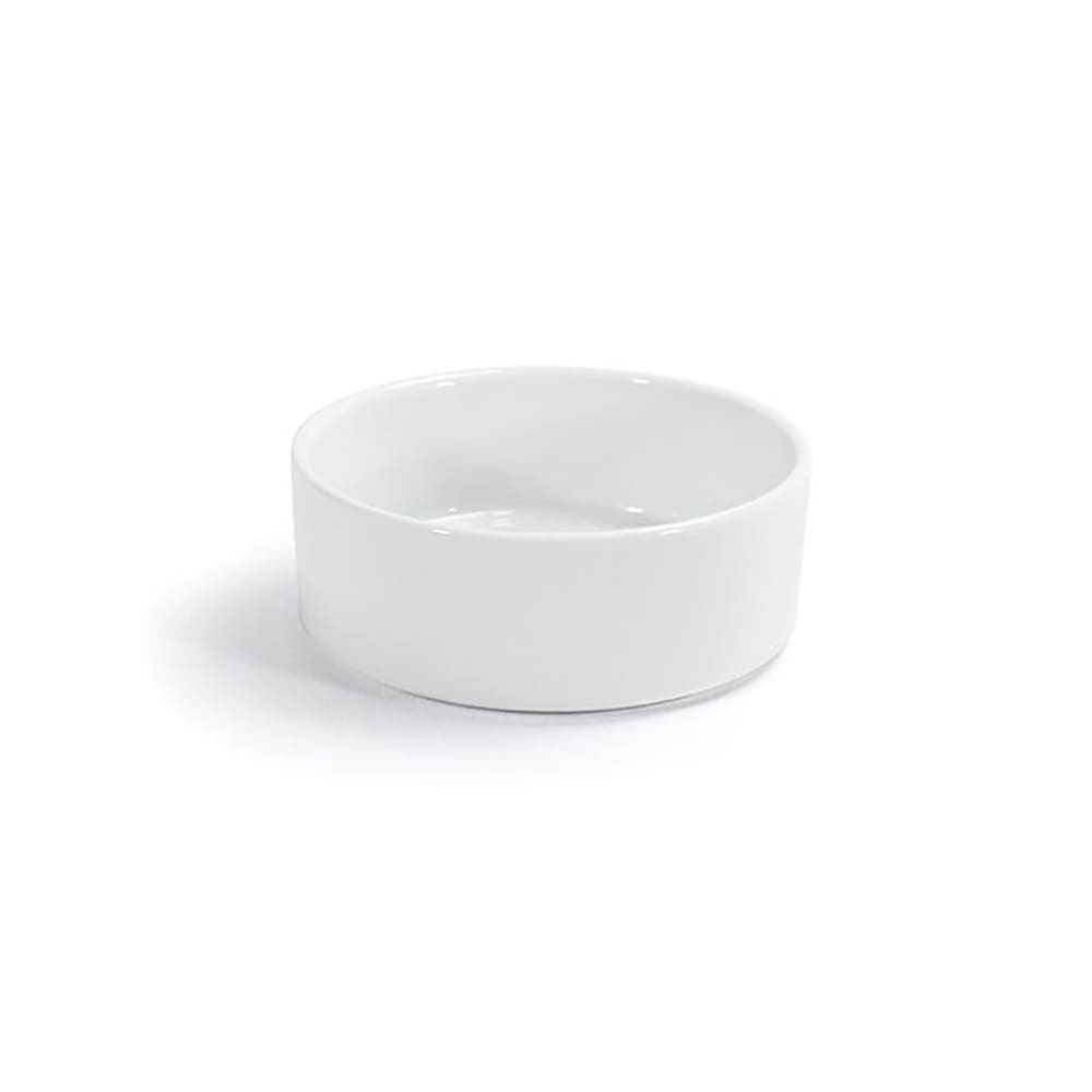 Front of the House 6 oz Round Ramekin - Porcelain, White (ASC028WHP23)