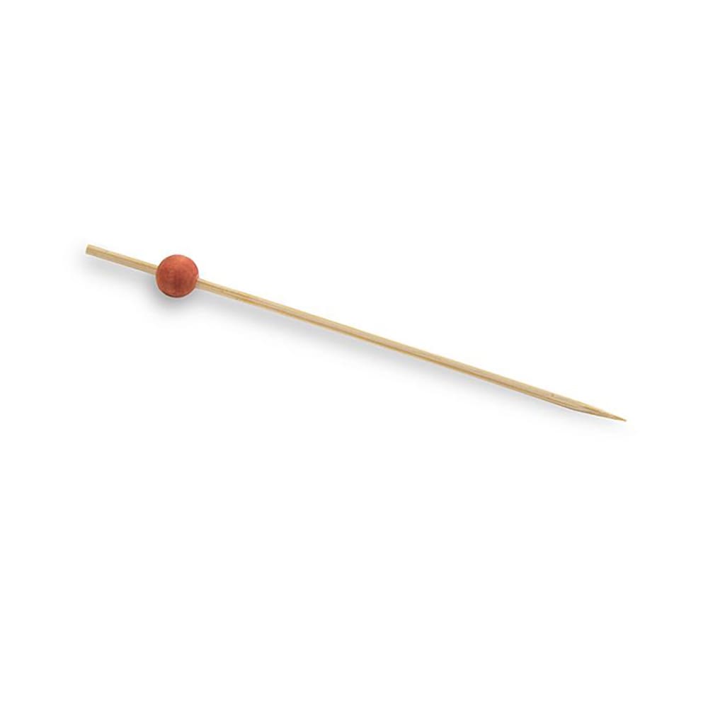 Front of the House 4 1/2" Bamboo Ball Pick, Orange (AST014ORB83)