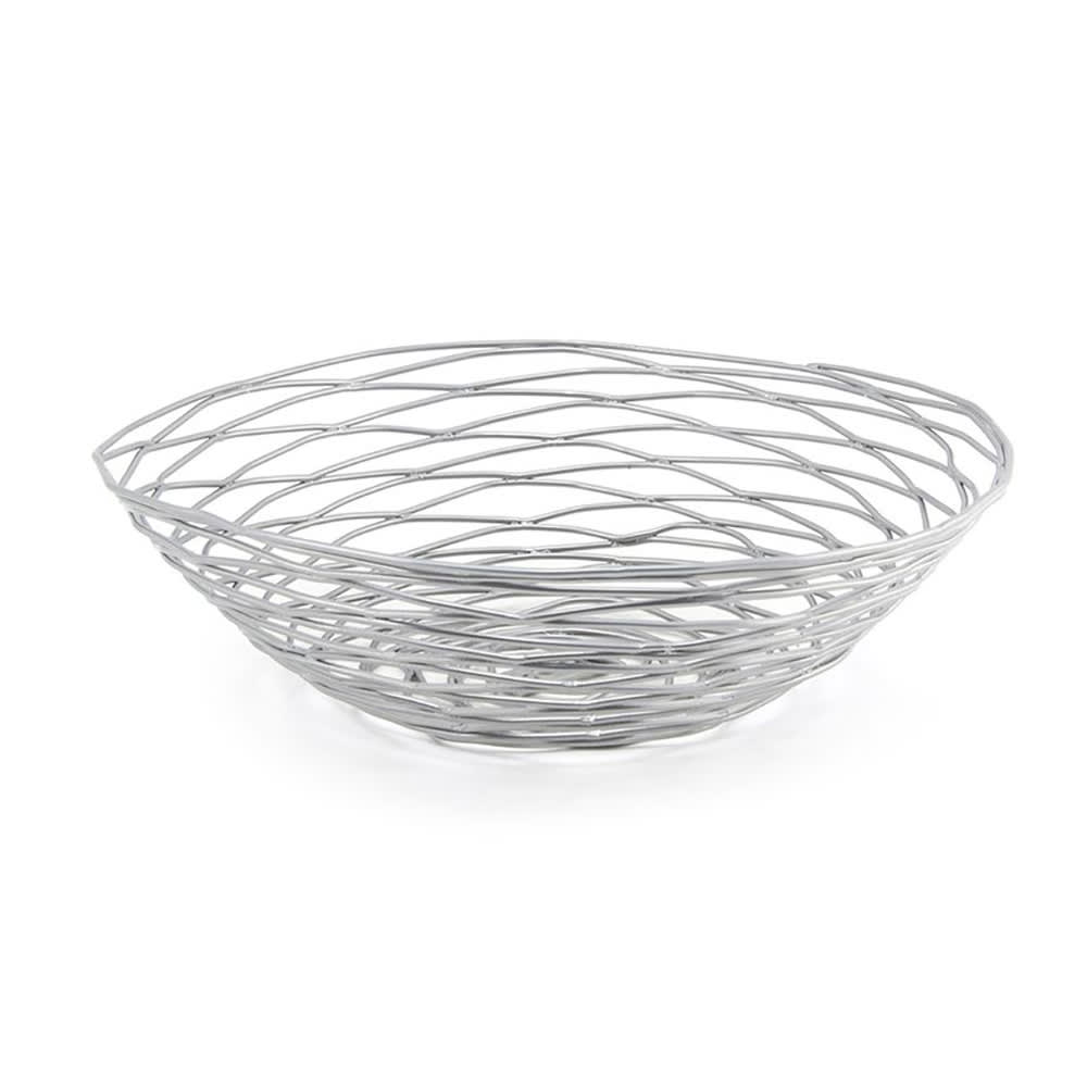 Front of the House 10" Round Wireware™ Basket - Iron, Silver (BBK007BCI22)