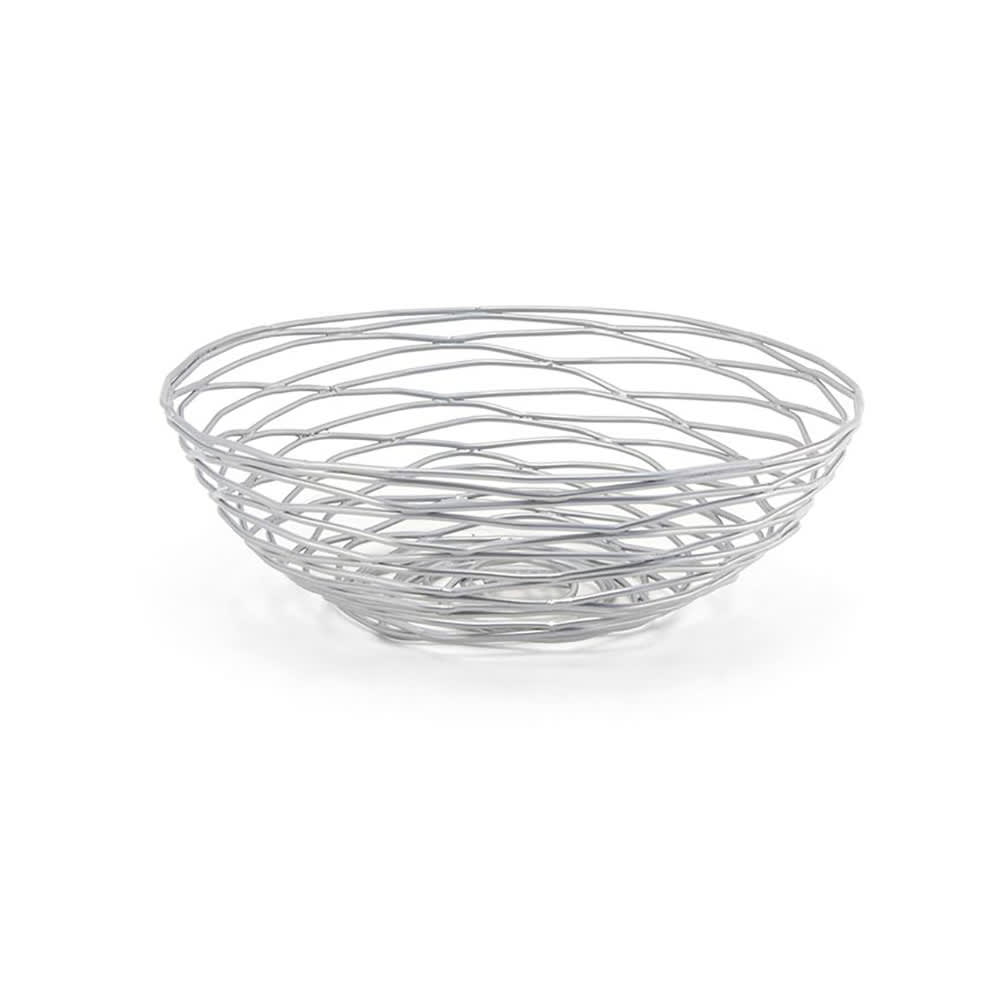Front of the House 8" Round Wireware™ Basket - Iron, Silver (BBK013BCI22)