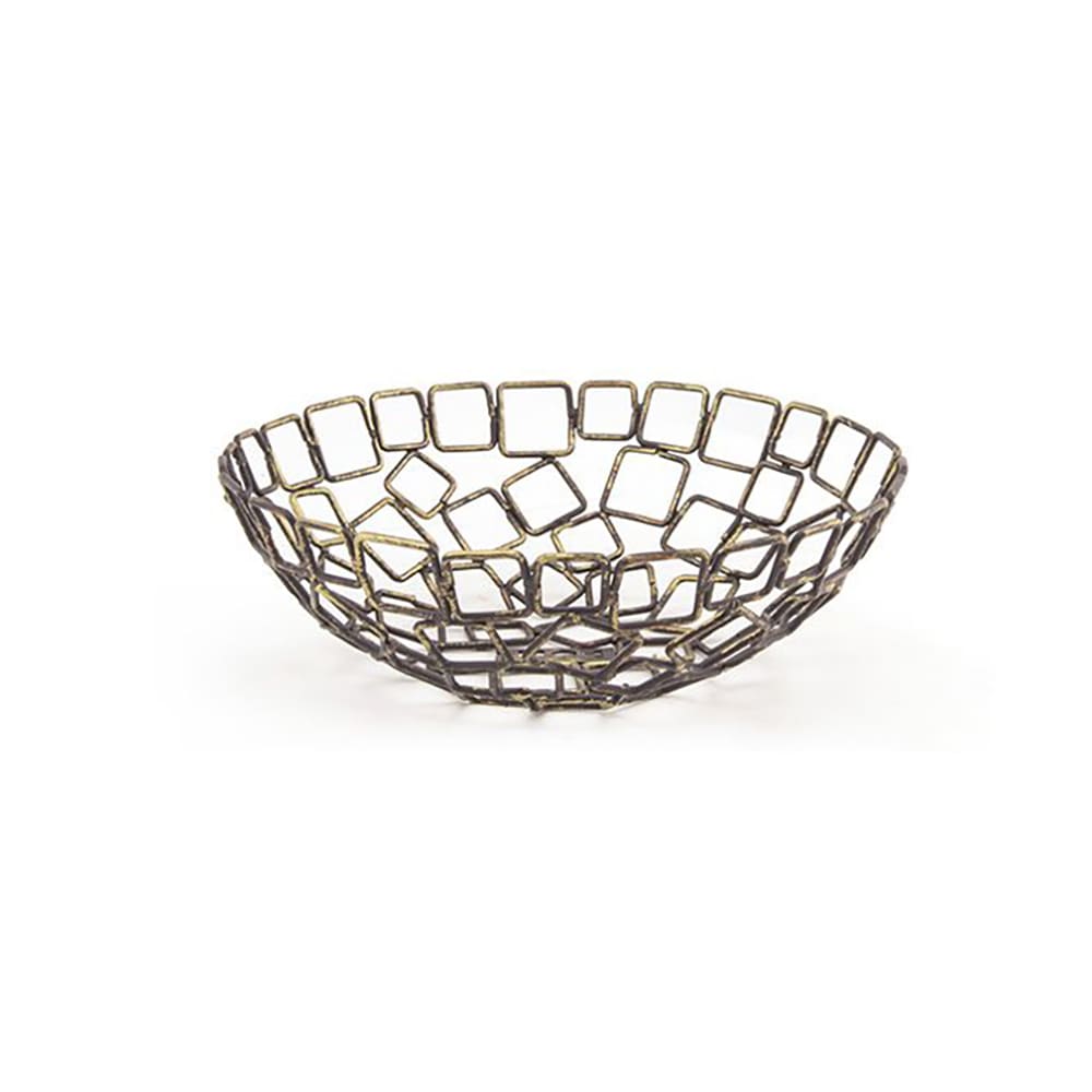 Front of the House 8" Round Wireware™ Basket - Iron, Copper (BBK013GOI22)