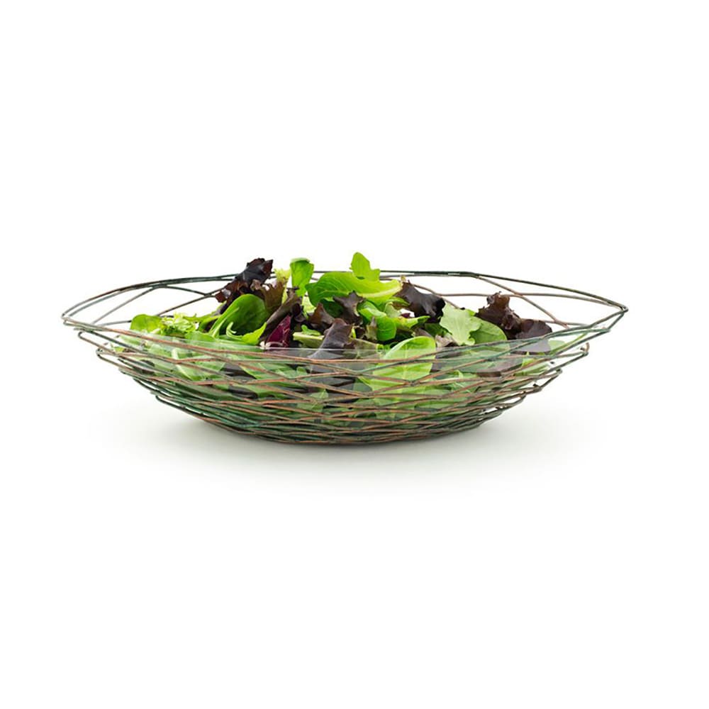 Front of the House Oval Wireware™ Basket - 16" x 8", Iron, Patina (BBK043PTI22)